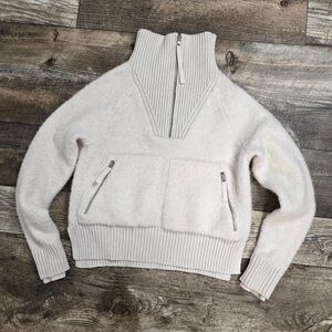 Elegant Cream Turtleneck Sweater